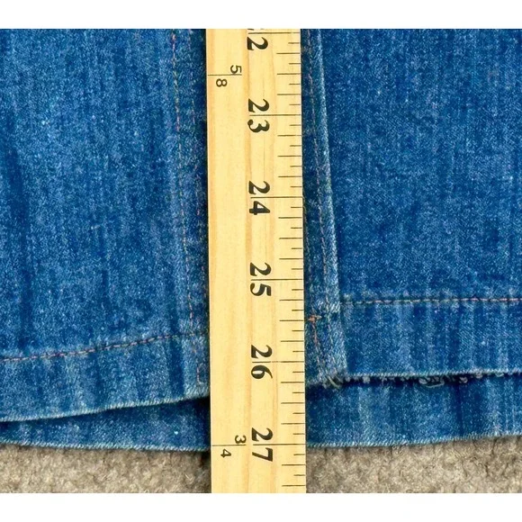 Rumble‎ Seats Rare Vtg Women's Button Up Long Sleeve Soft Denim Jacket Size M - Picture 11 of 15